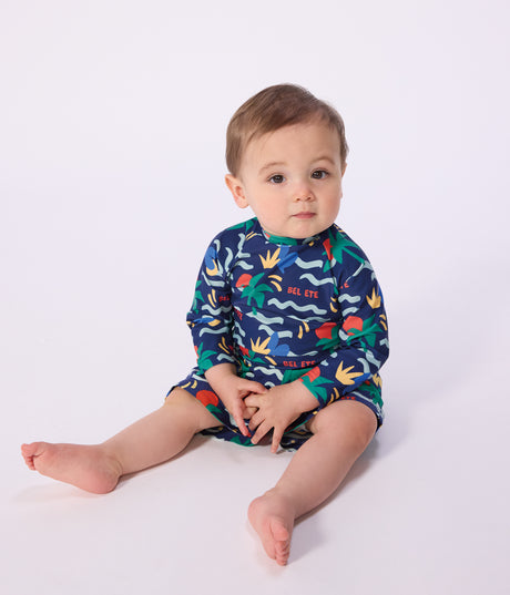 BABIES' PRINTED UV PROTECTION T-SHIRT