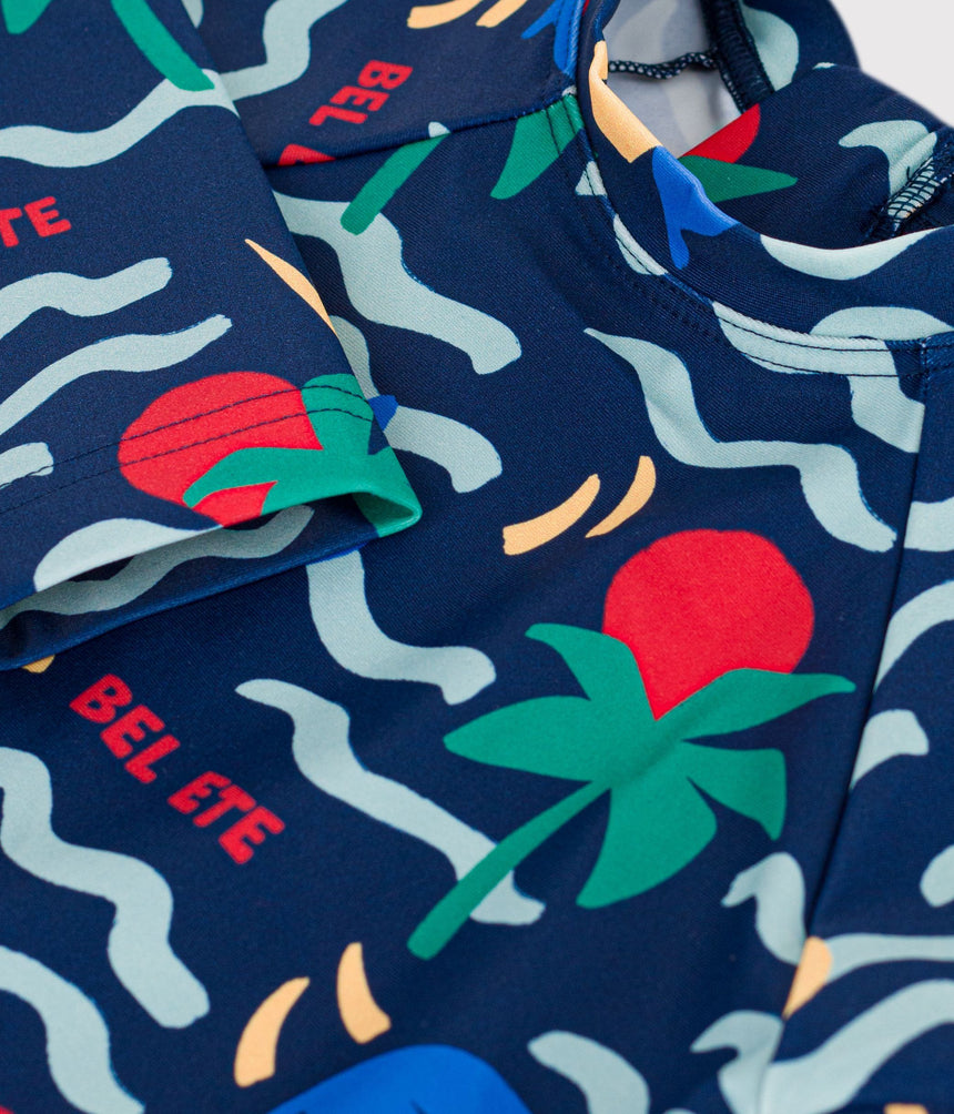 BABIES' PRINTED UV PROTECTION T-SHIRT