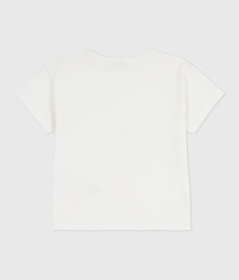 BABIES' SHORT-SLEEVED PLAIN COTTON T-SHIRT