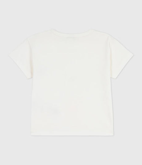 BABIES' SHORT-SLEEVED PLAIN COTTON T-SHIRT