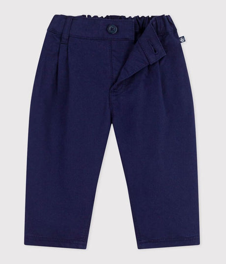 BABIES' PLAIN TWILL TROUSERS