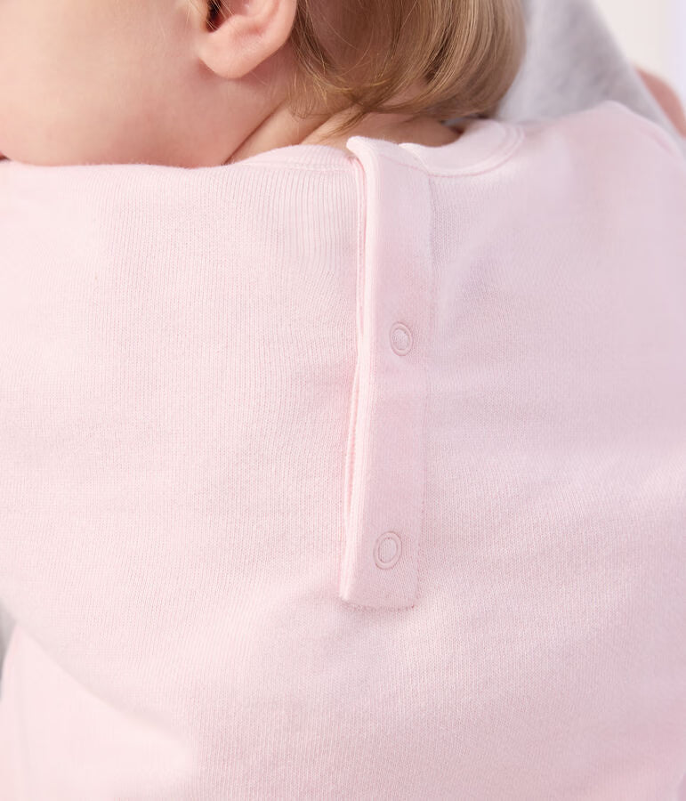 BABY COTTON HOODED SWEATSHIRT WITH PATTERNS