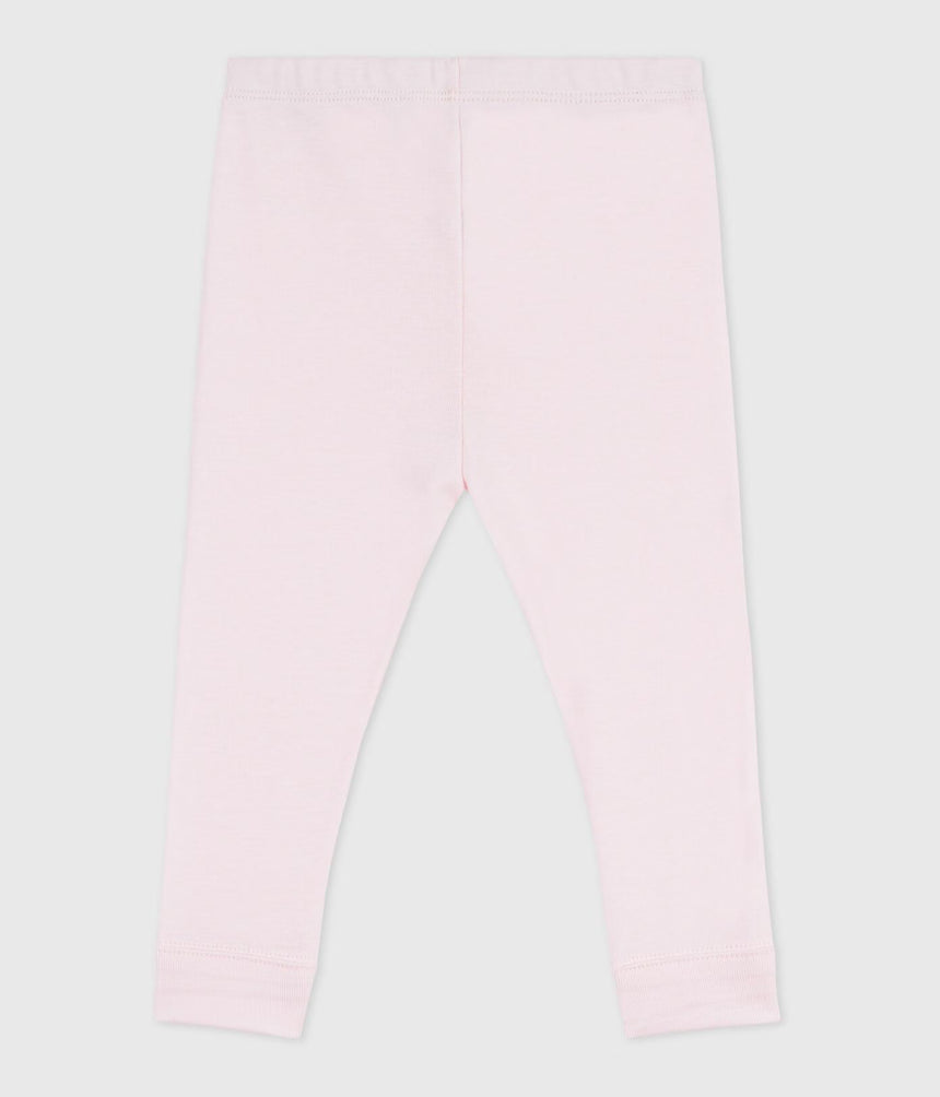 SOLID COTTON BABY LEGGINGS