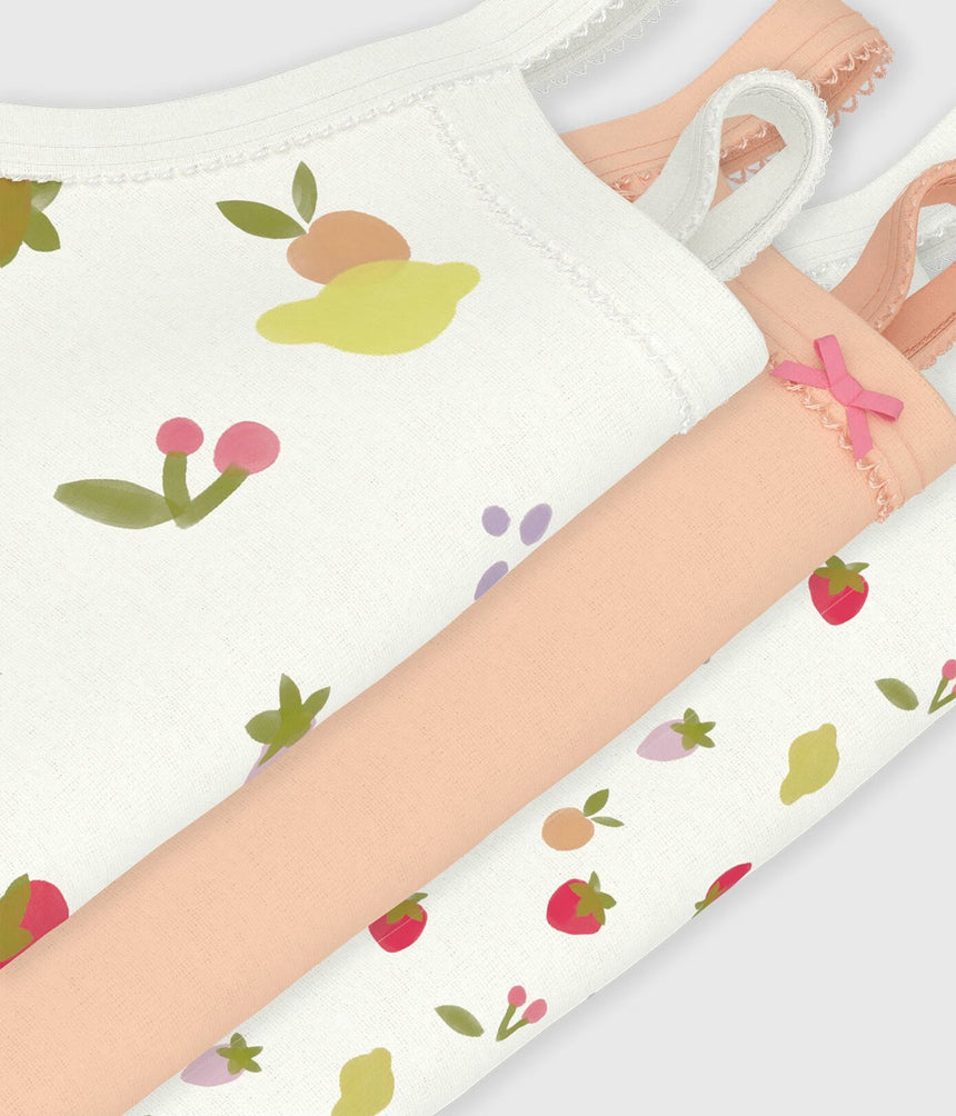 PACK OF BABIES’ STRAPPY COTTON BODIES