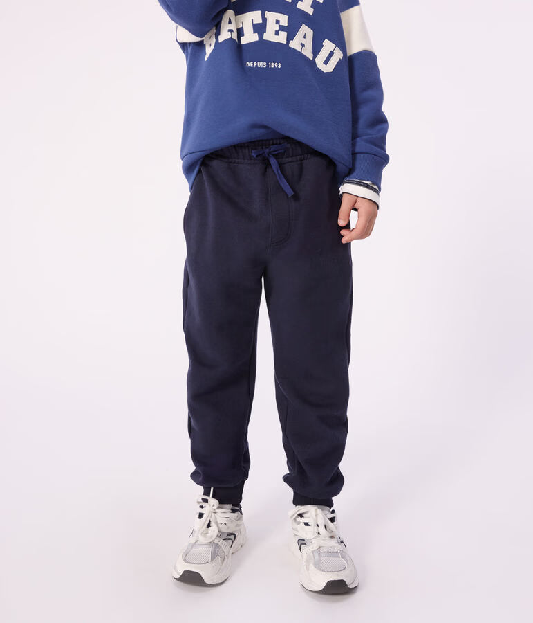 CHILDREN’S PLAIN COTTON JOGGING BOTTOMS