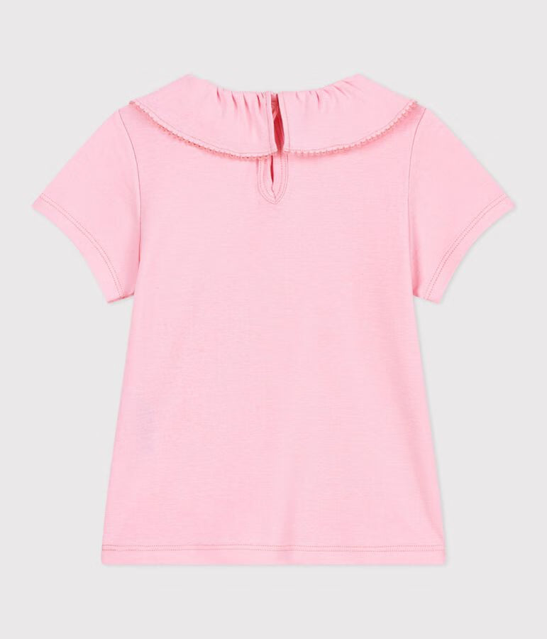 CHILDREN’S SHORT-SLEEVED PLAIN COTTON T-SHIRT
