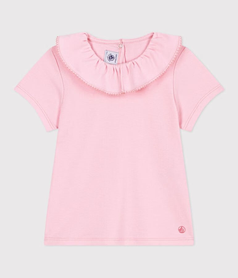 CHILDREN’S SHORT-SLEEVED PLAIN COTTON T-SHIRT