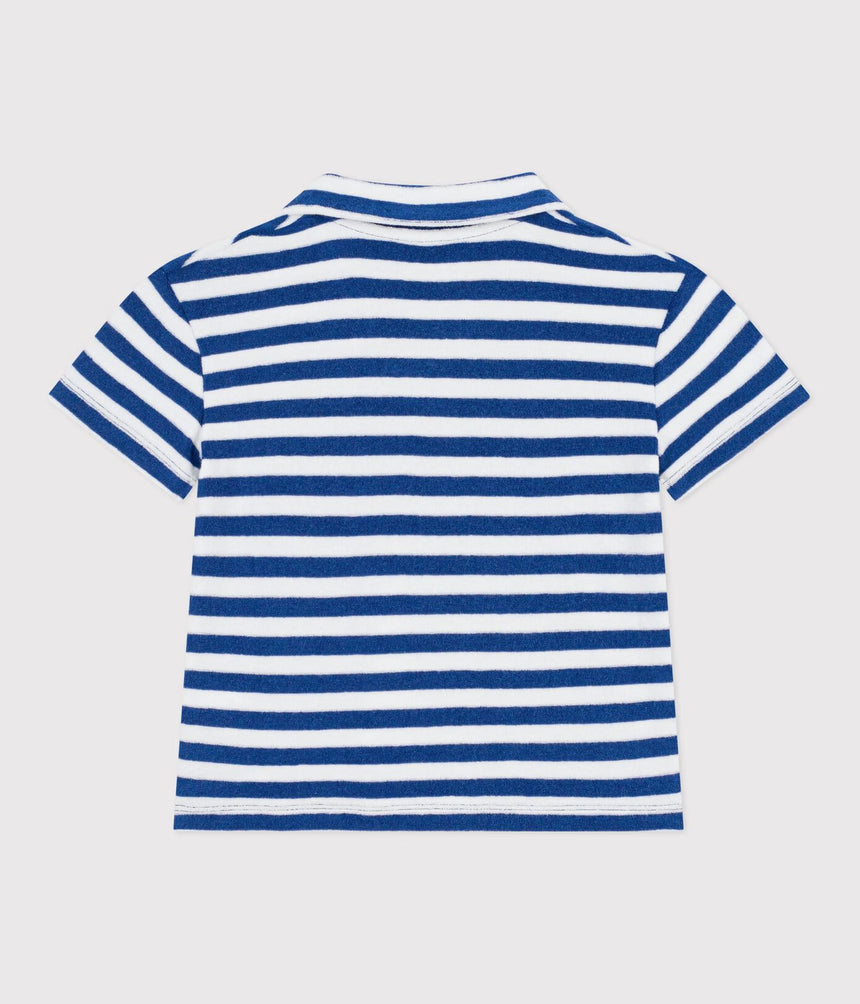 CHILDREN'S SHORT-SLEEVED COTTON POLO SHIRT