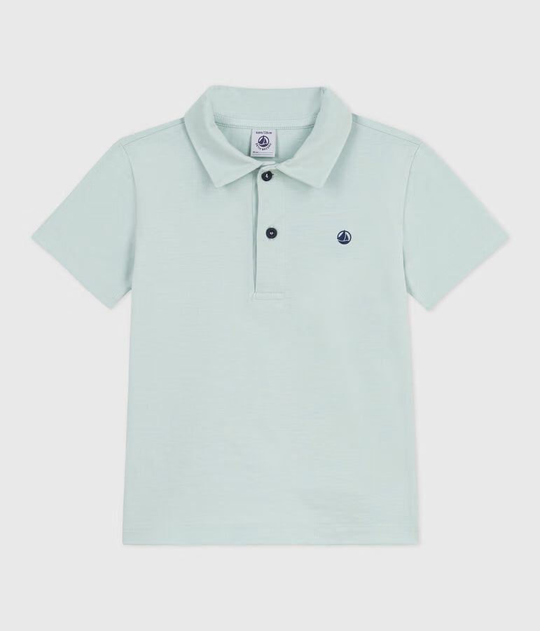 CHILDREN’S SHORT-SLEEVED COTTON POLO SHIRT