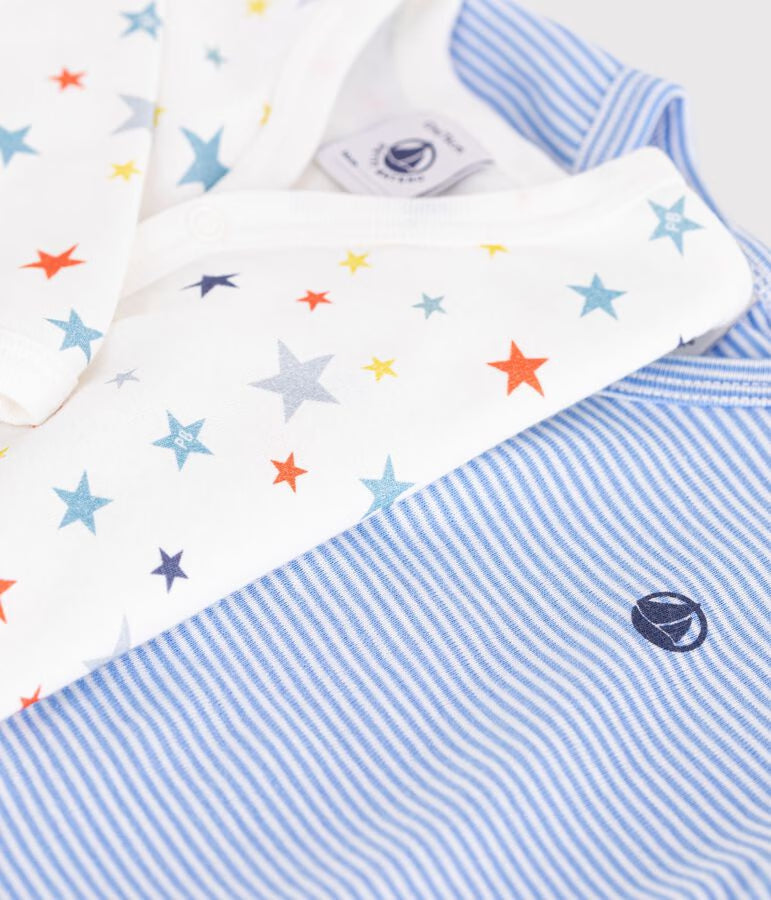 PACK OF BABIES' PRINTED COTTON PYJAMAS