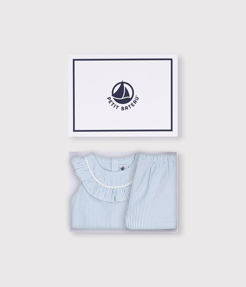 BABIES' COTTON GIFT SET: 2-PIECE OUTFIT