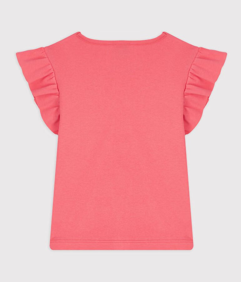 CHILDREN'S SHORT-SLEEVED PLAIN COTTON T-SHIRT