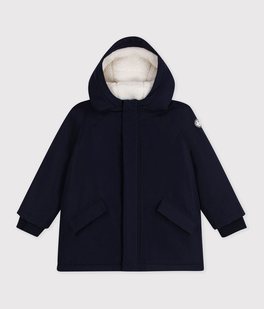 CHILDREN'S PLAIN MID-LENGTH PARKA