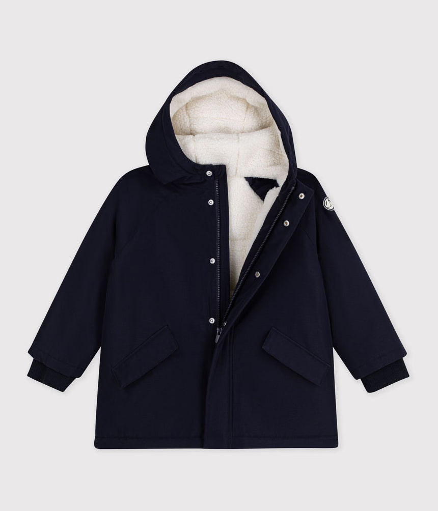 CHILDREN'S PLAIN MID-LENGTH PARKA