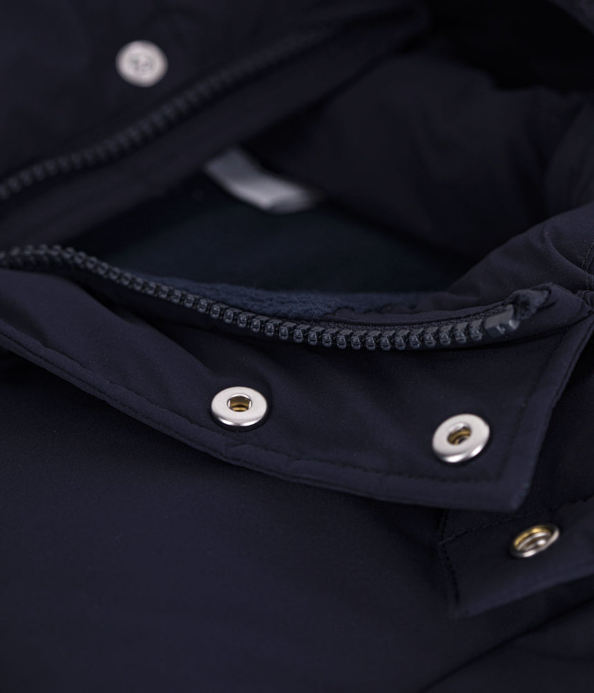 CHILDREN'S PLAIN COLOURBLOCK PUFFER JACKET