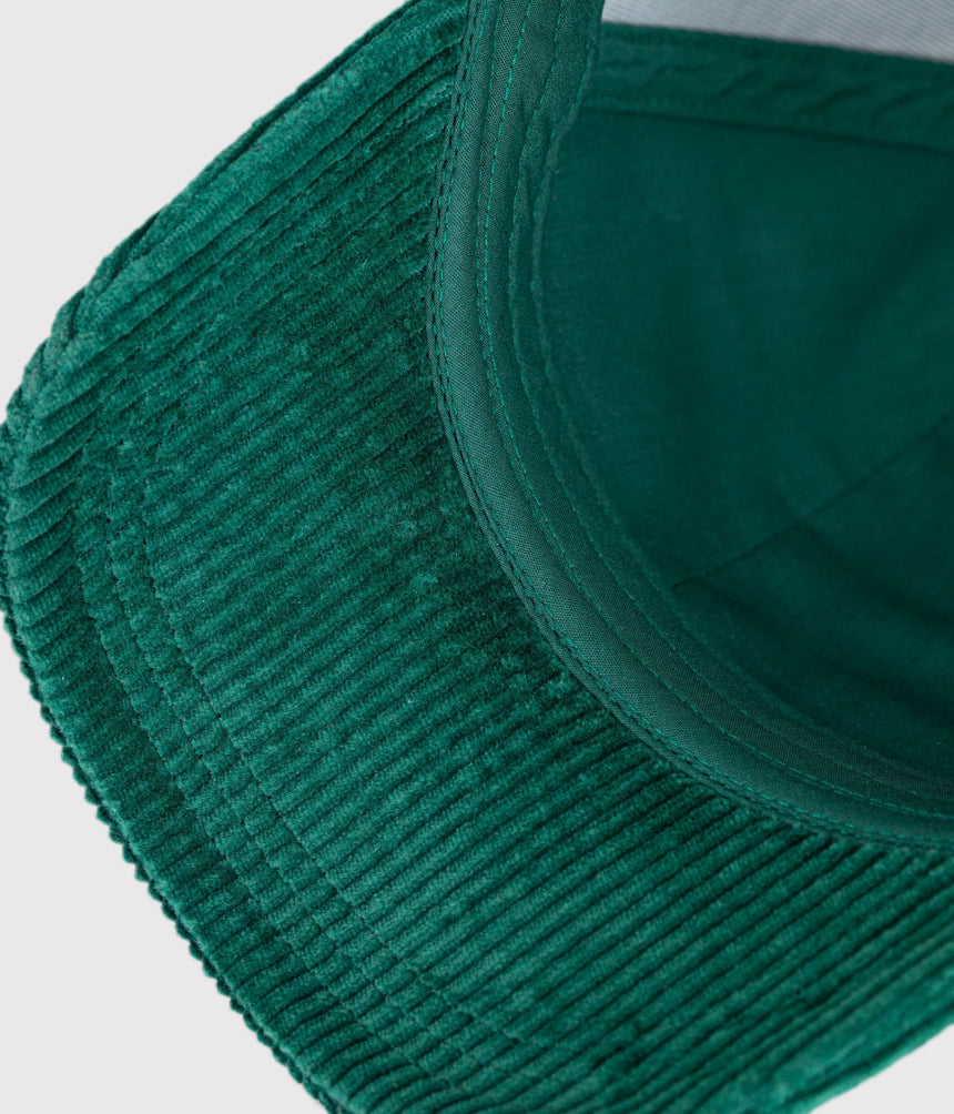 CHILDREN'S CAP IN PLAIN CORDUROY