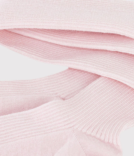 CHILDREN'S PLAIN WOOL AND COTTON TIGHTS