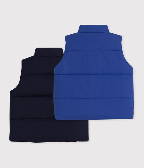 CHILDREN'S PLAIN, SLEEVELESS PUFFER JACKET
