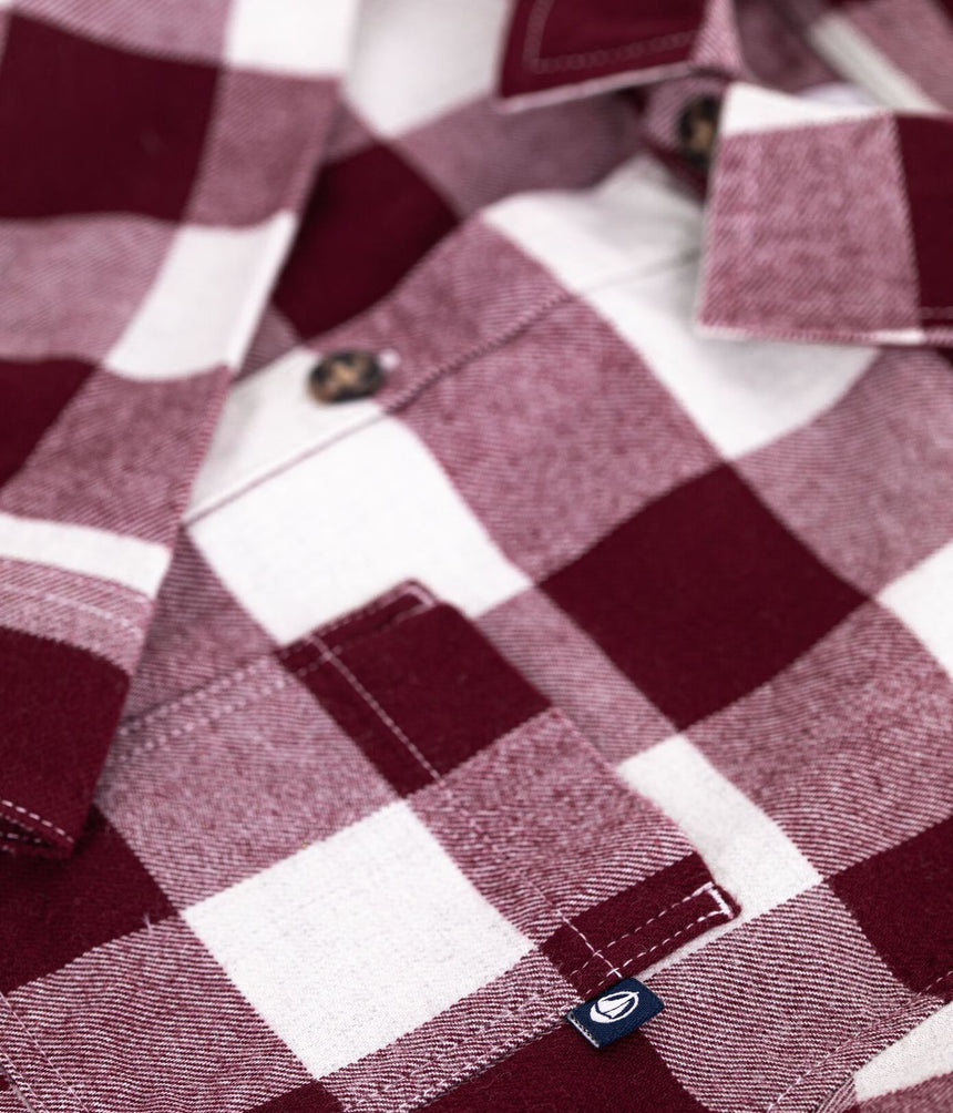 CHILDREN'S CHECKED COTTON SHIRT