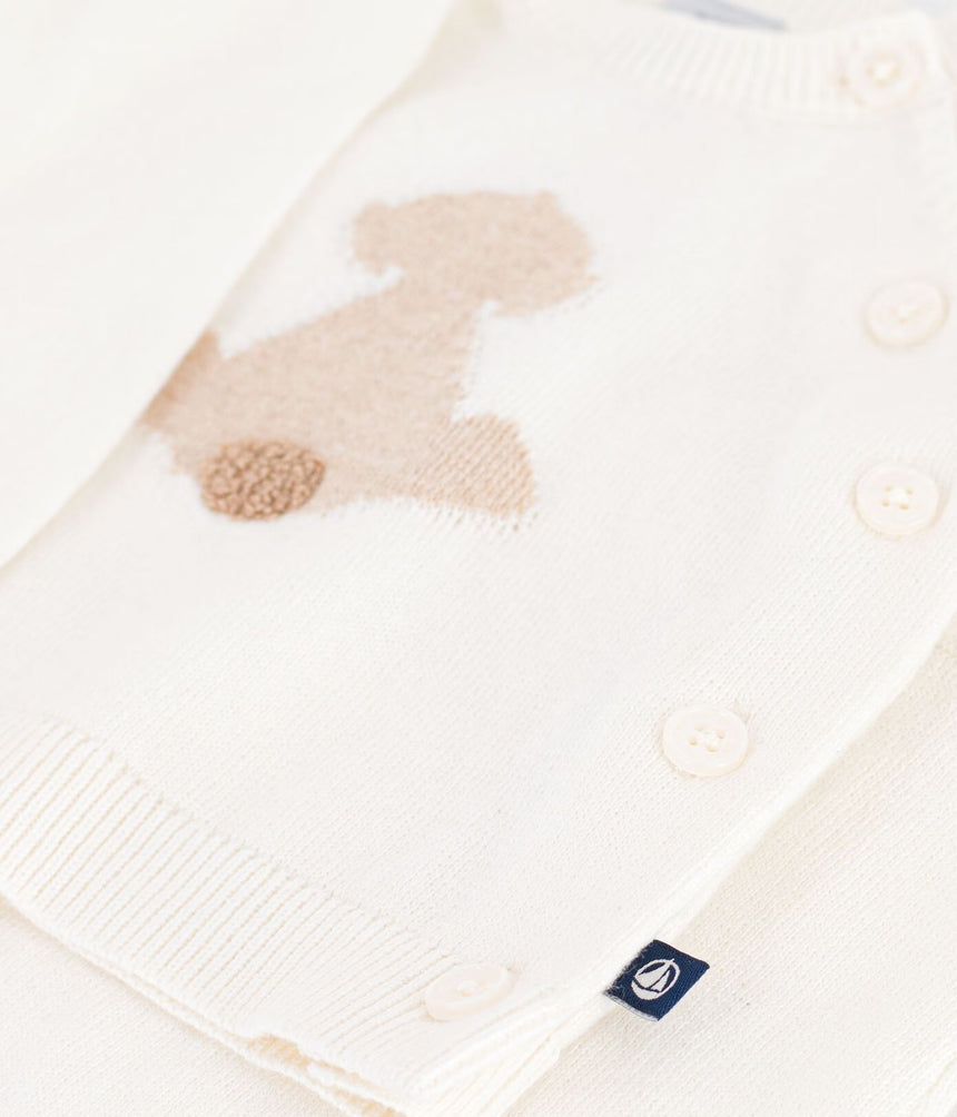 PATTERNED KNITTED SET FOR BABIES