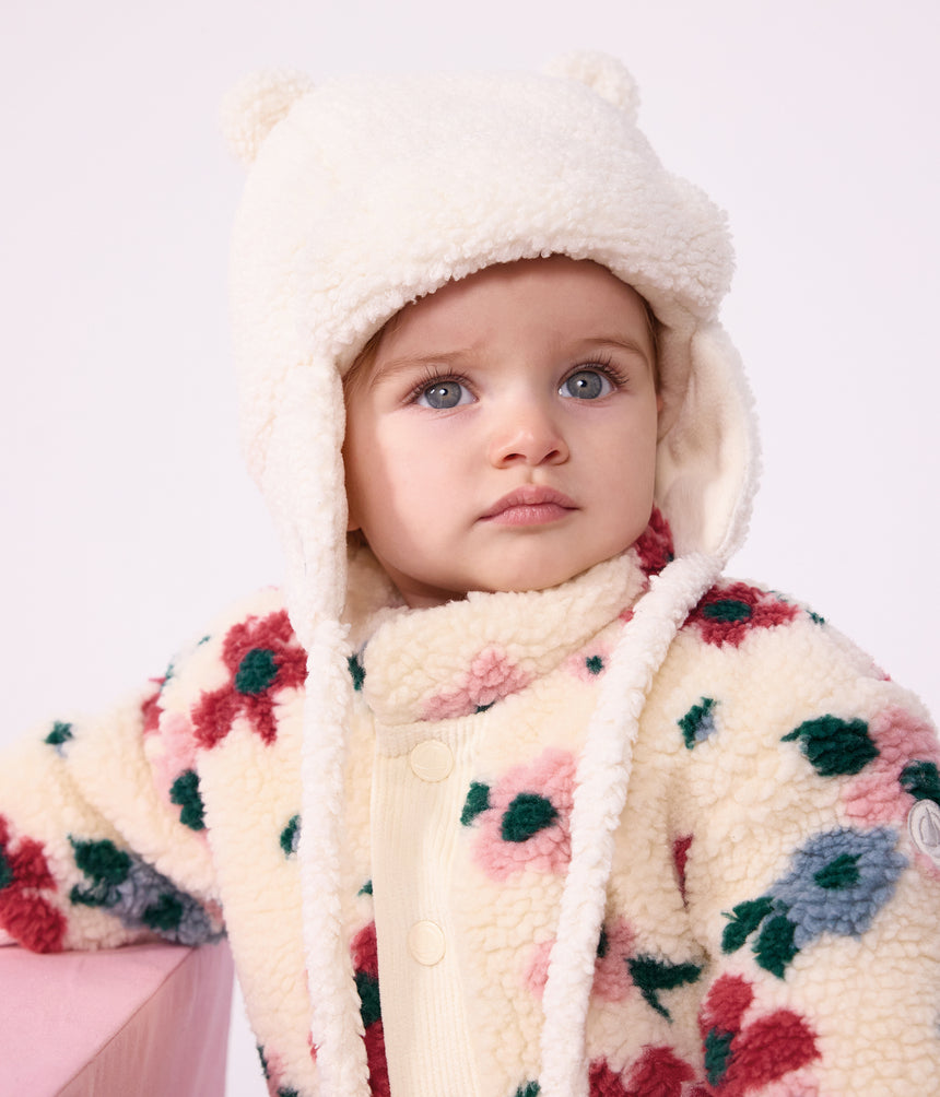 BABIES' SHERPA CHAPKA HAT WITH EARS
