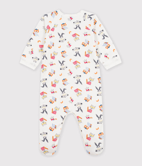 BABIES' ANIMAL-PRINT FLEECE PYJAMAS