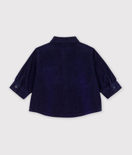 BABIES' PLAIN CORDUROY SHIRT