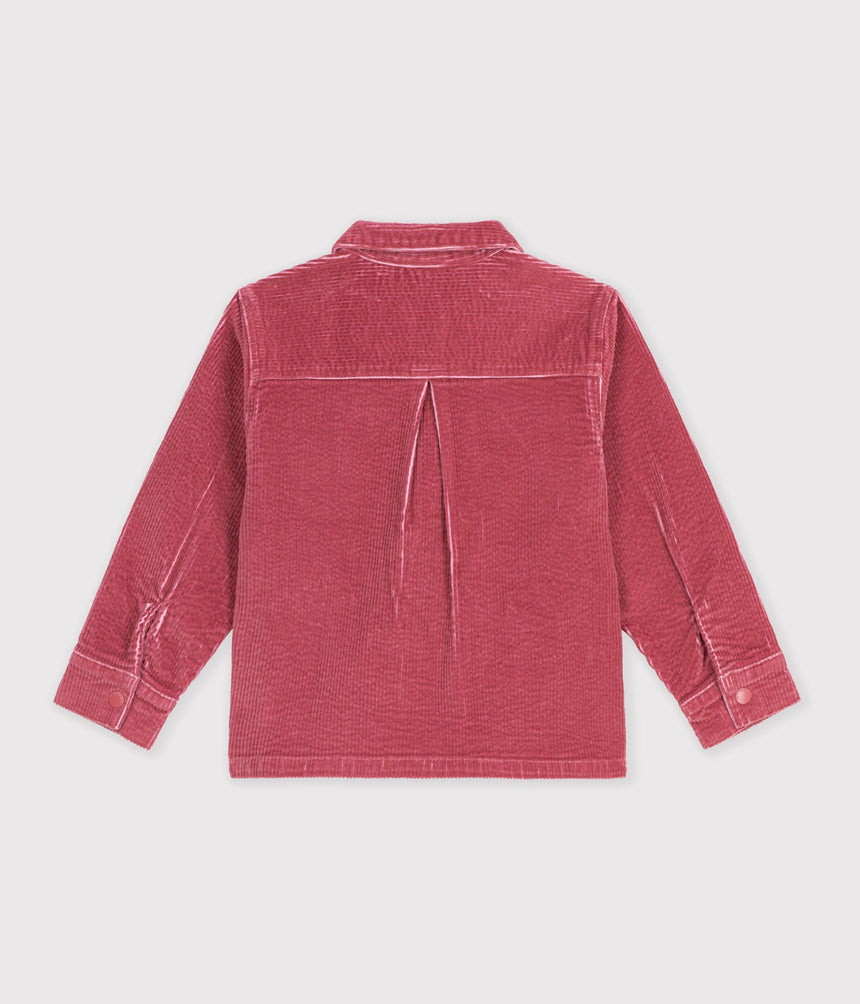CHILDREN'S PLAIN CORDUROY SHIRT