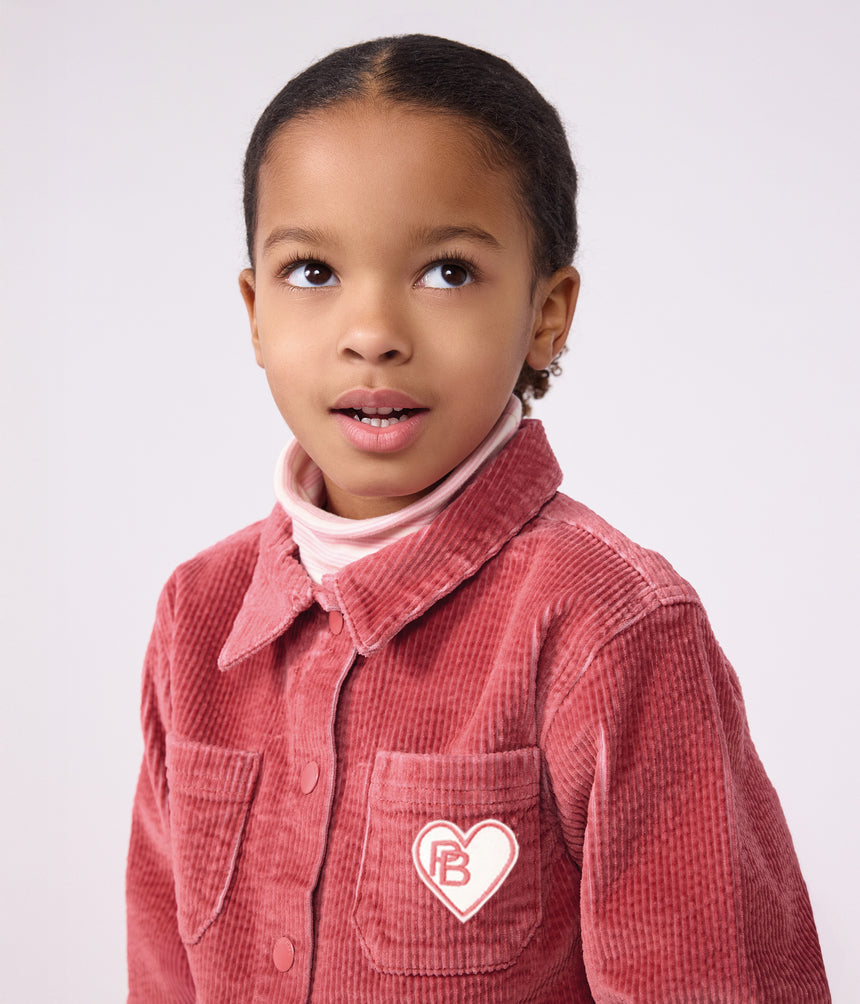 CHILDREN'S PLAIN CORDUROY SHIRT