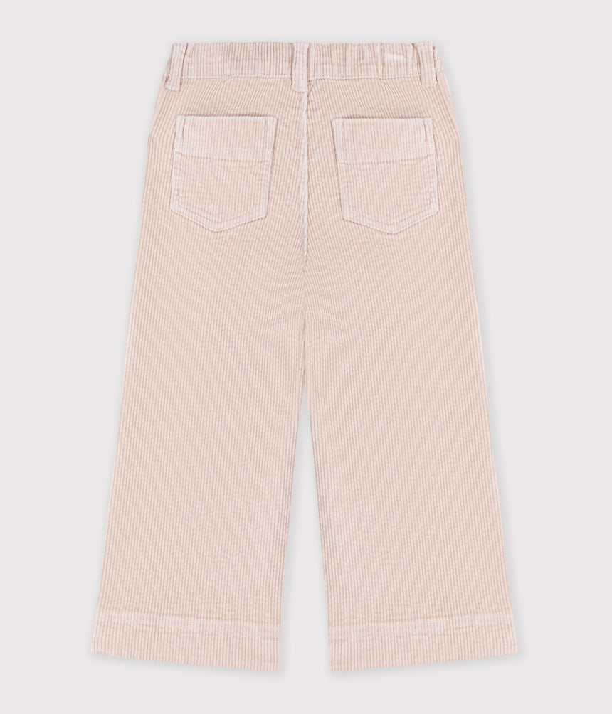 CHILDREN'S WIDE-LEG CORDUROY TROUSERS