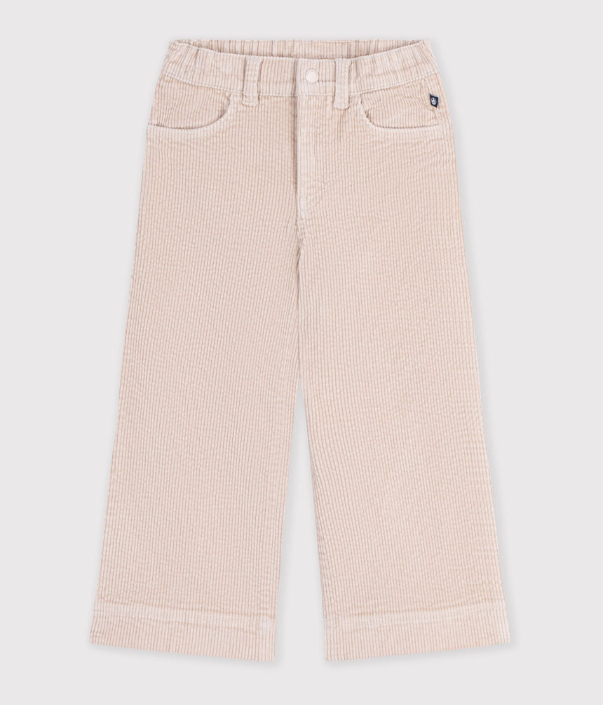 CHILDREN'S WIDE-LEG CORDUROY TROUSERS