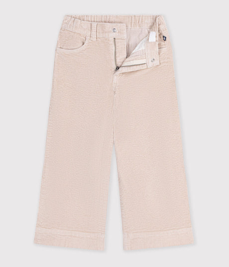 CHILDREN'S WIDE-LEG CORDUROY TROUSERS