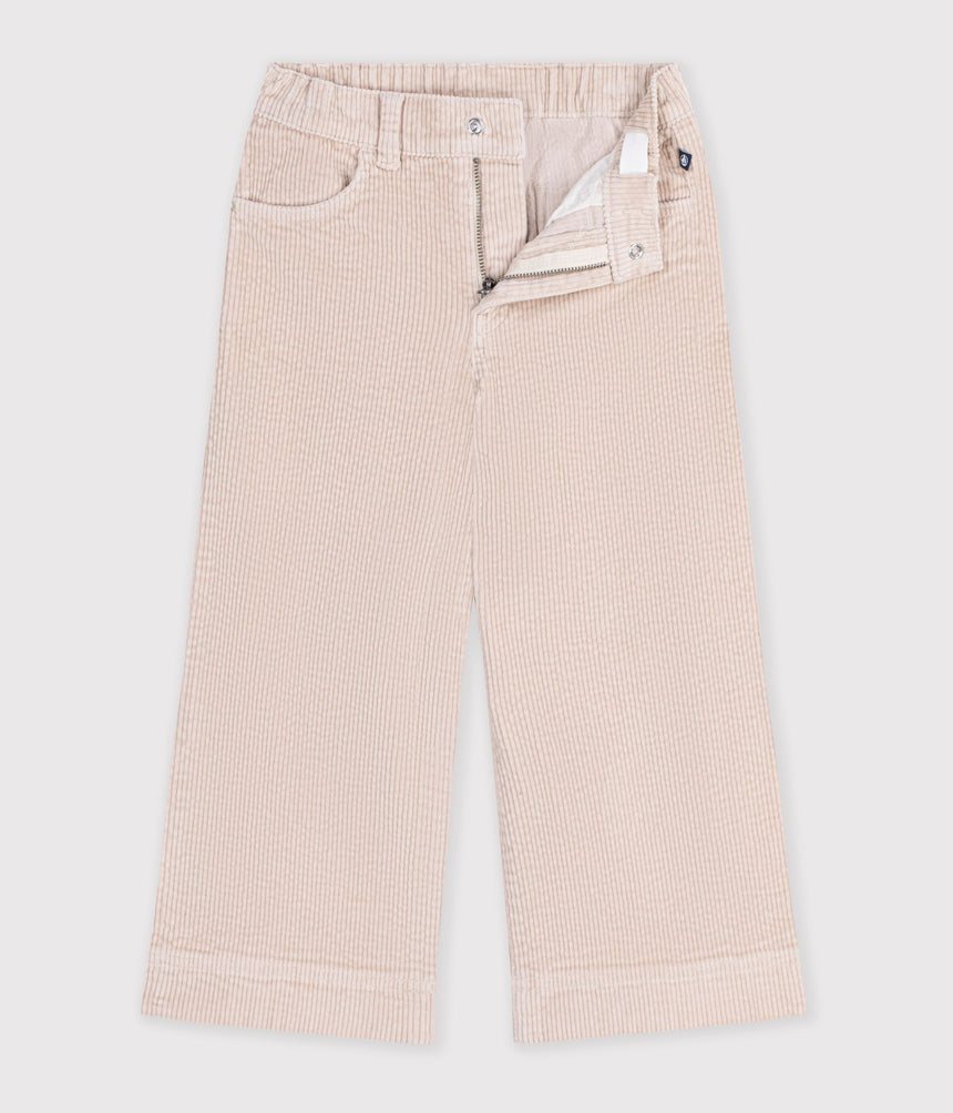 CHILDREN'S WIDE-LEG CORDUROY TROUSERS