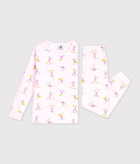 CHILDREN'S PYJAMAS IN SKI-PRINT FLEECE