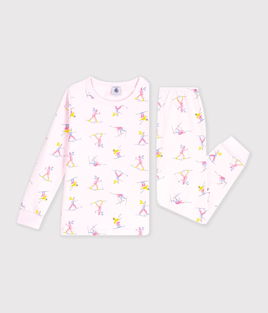 CHILDREN'S PYJAMAS IN SKI-PRINT FLEECE