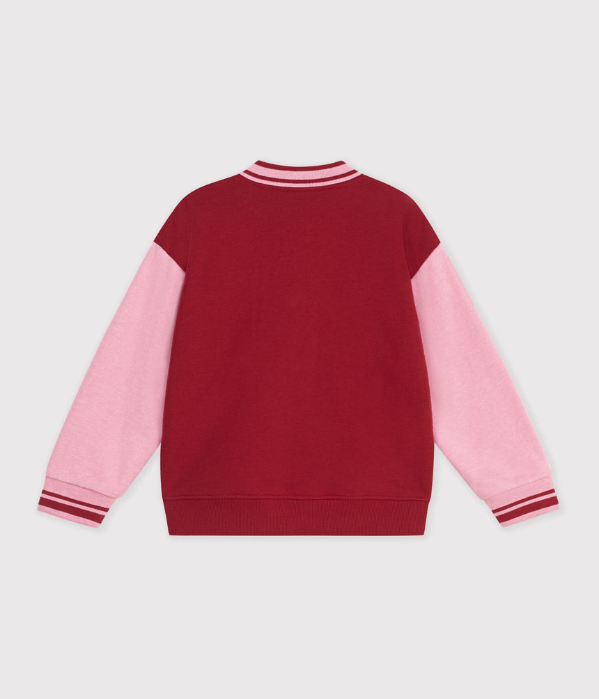 CHILDREN'S VARSITY-STYLE JACKET IN COLOURBLOCK COTTON