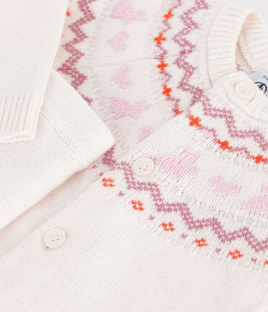 JACQUARD KNIT OUTFIT FOR BABIES