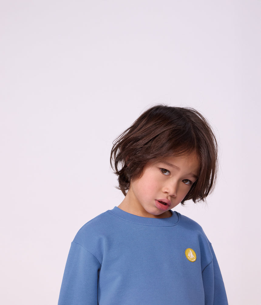 CHILDREN'S PLAIN COTTON SWEATSHIRT