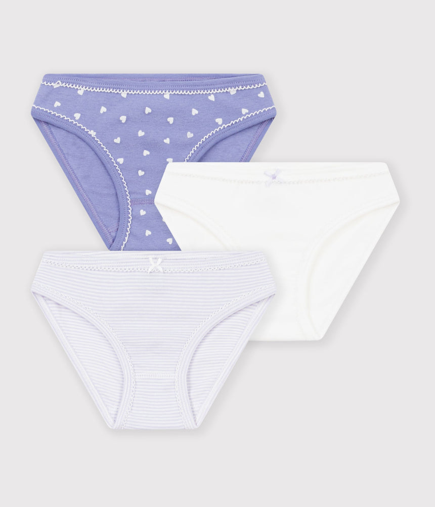 PACK OF CHILDREN'S COTTON PANTS WITH HEARTS