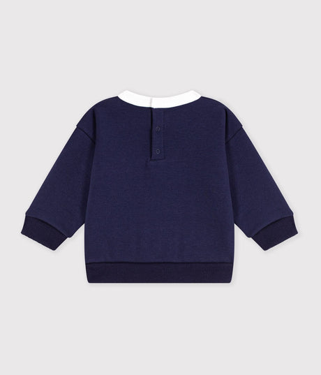 BABIES COLOURBLOCK COTTON SWEATSHIRT