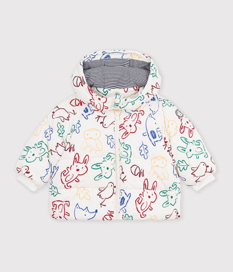 PRINTED BABY PUFFER JACKET