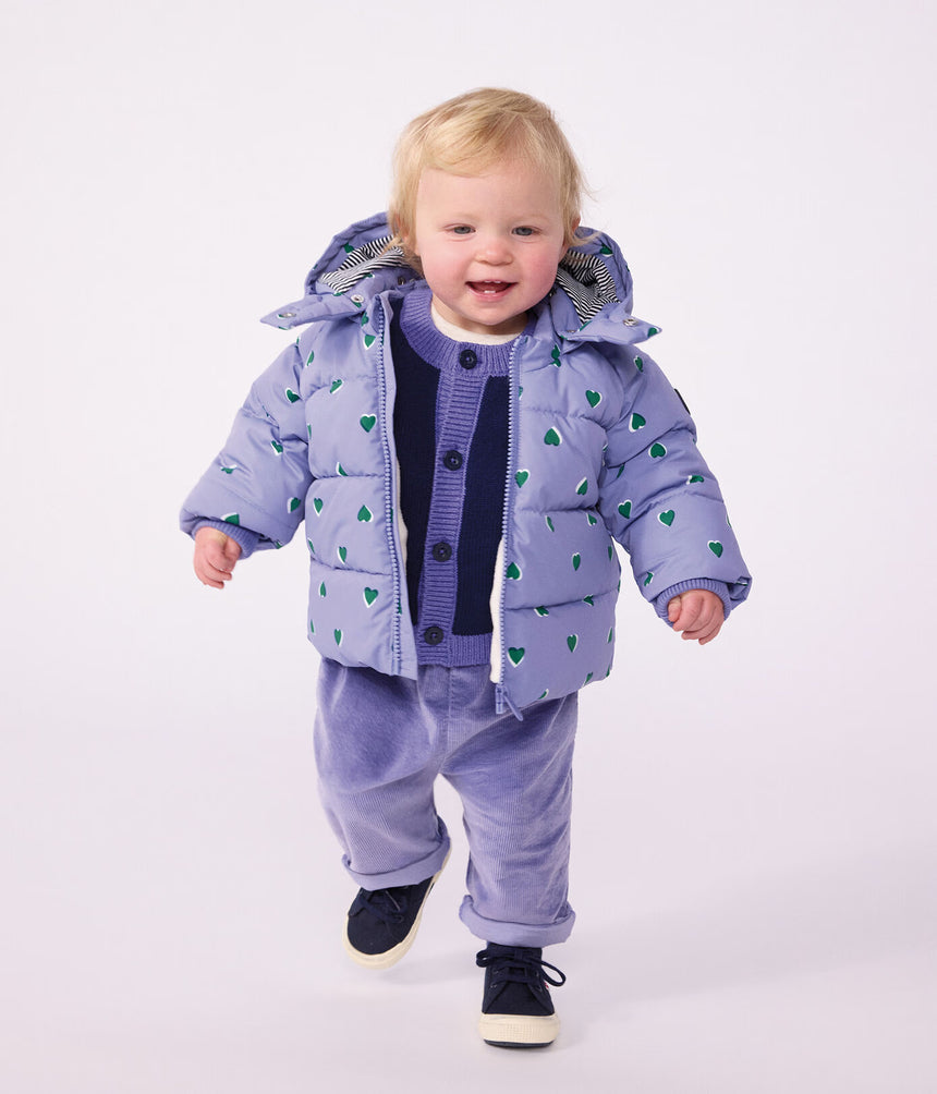PRINTED BABY PUFFER JACKET