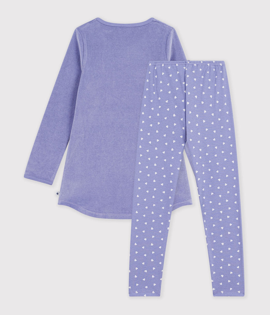CHILDREN'S VELOUR PYJAMAS WITH A MOTIF