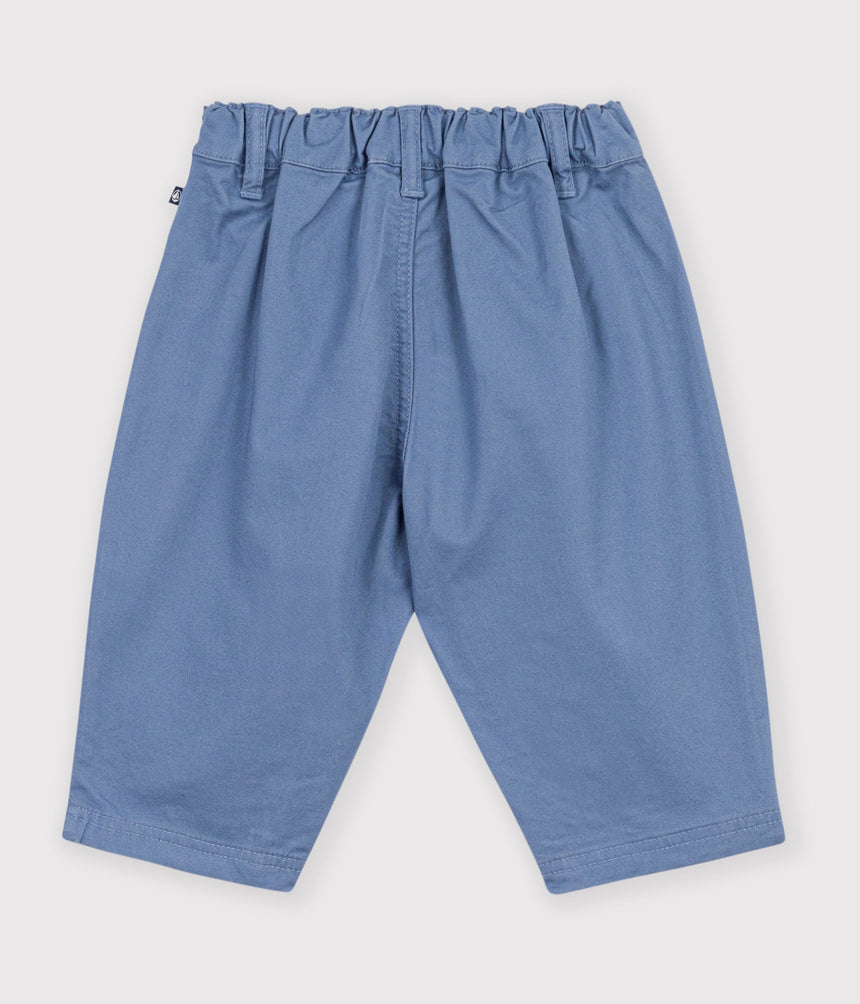 BABIES' PLAIN TWILL TROUSERS