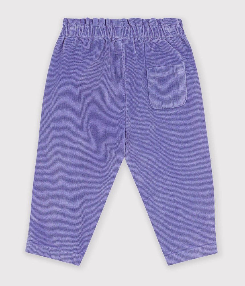 BABIES' PLAIN CORDUROY TROUSERS
