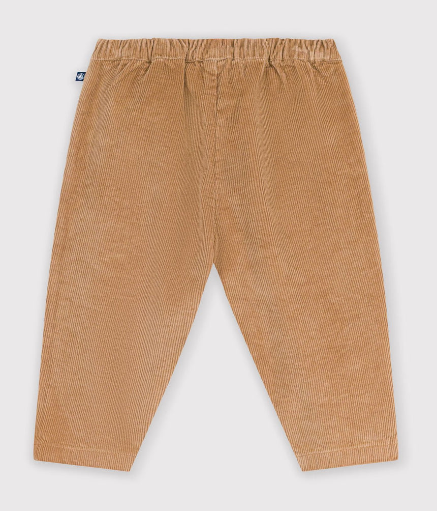 BABIES' PLAIN CORDUROY TROUSERS
