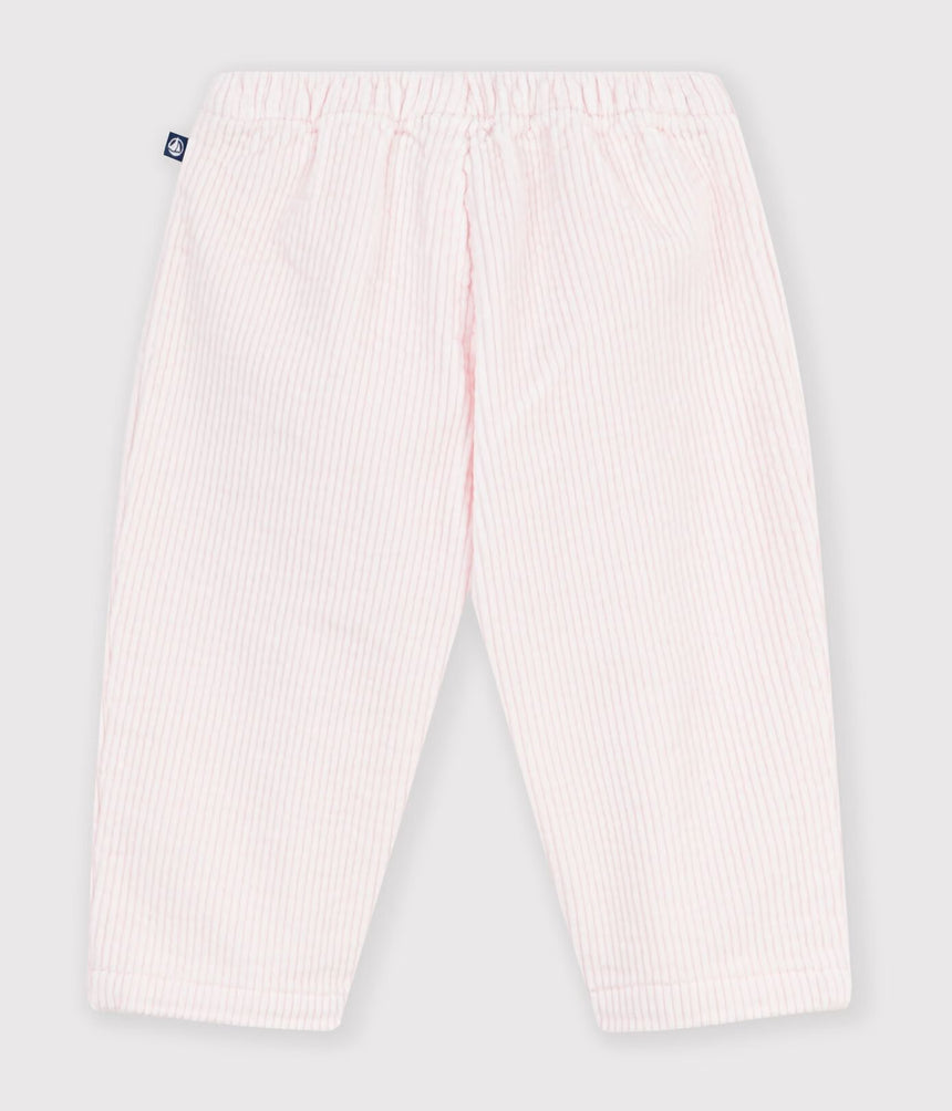 BABIES' PLAIN CORDUROY TROUSERS