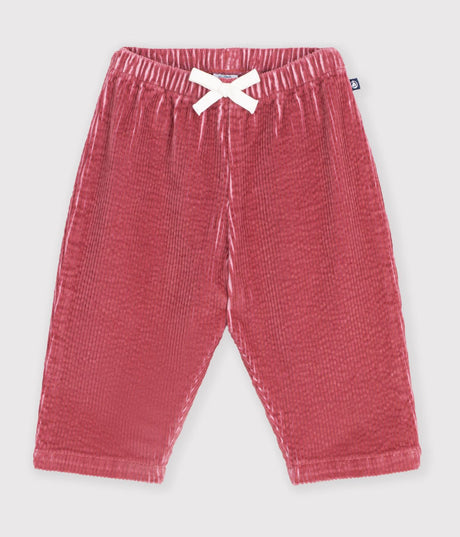 BABIES' PLAIN CORDUROY TROUSERS