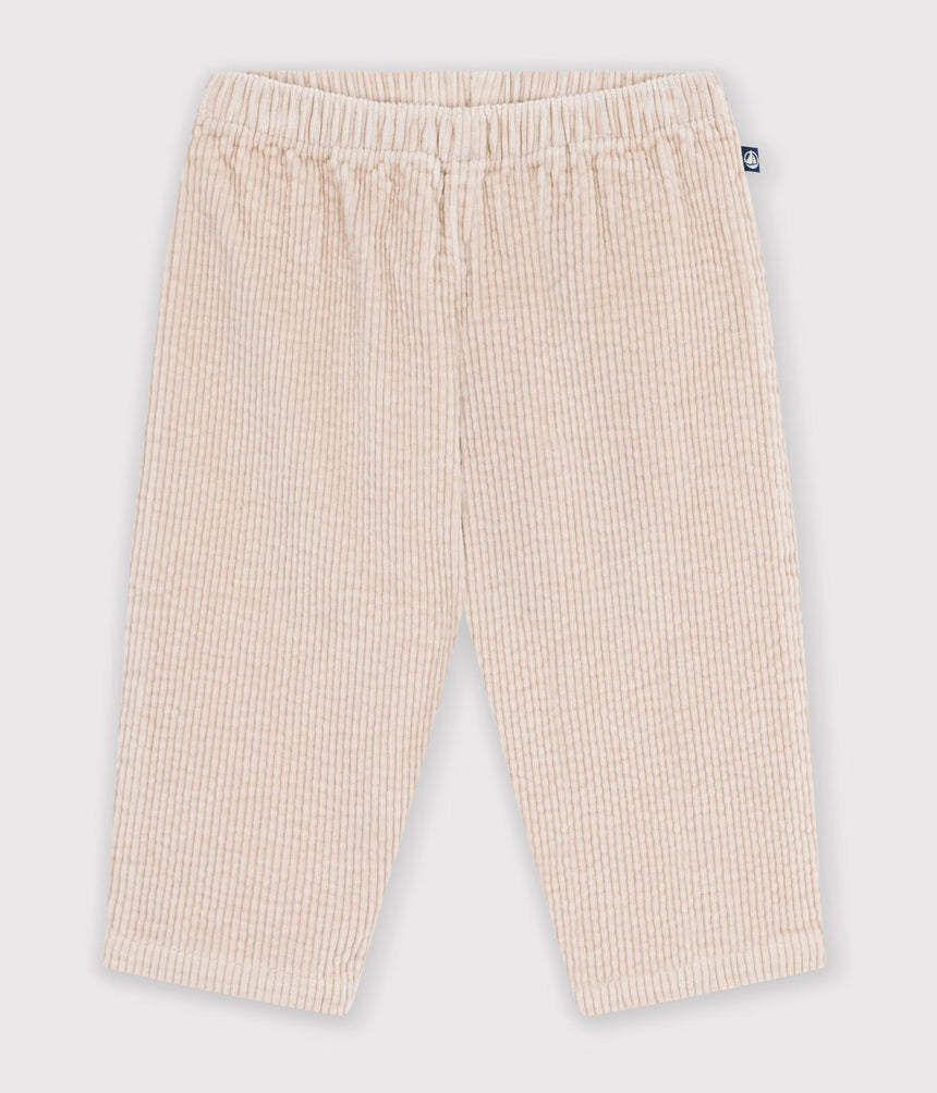 BABIES' PLAIN CORDUROY TROUSERS