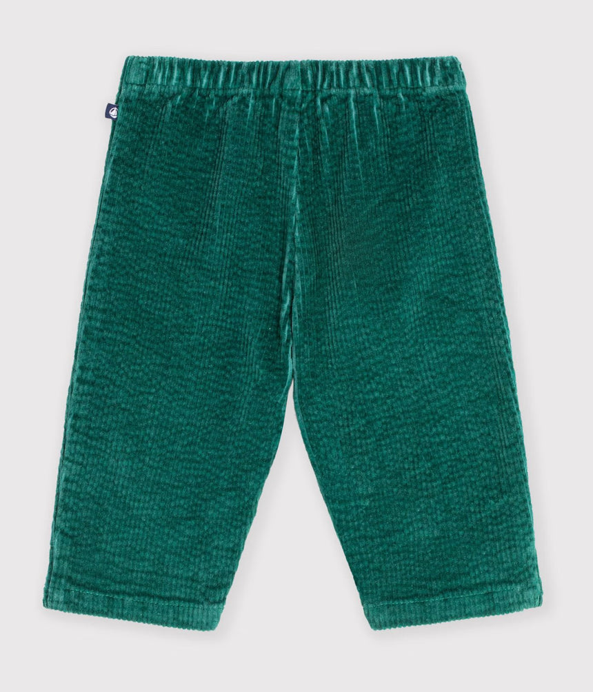 BABIES' PLAIN CORDUROY TROUSERS